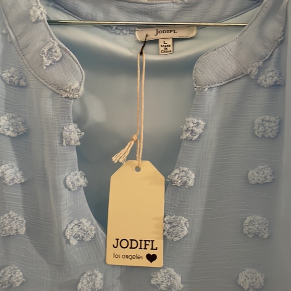 Light Blue Mini Dress - Picture 5 of 5